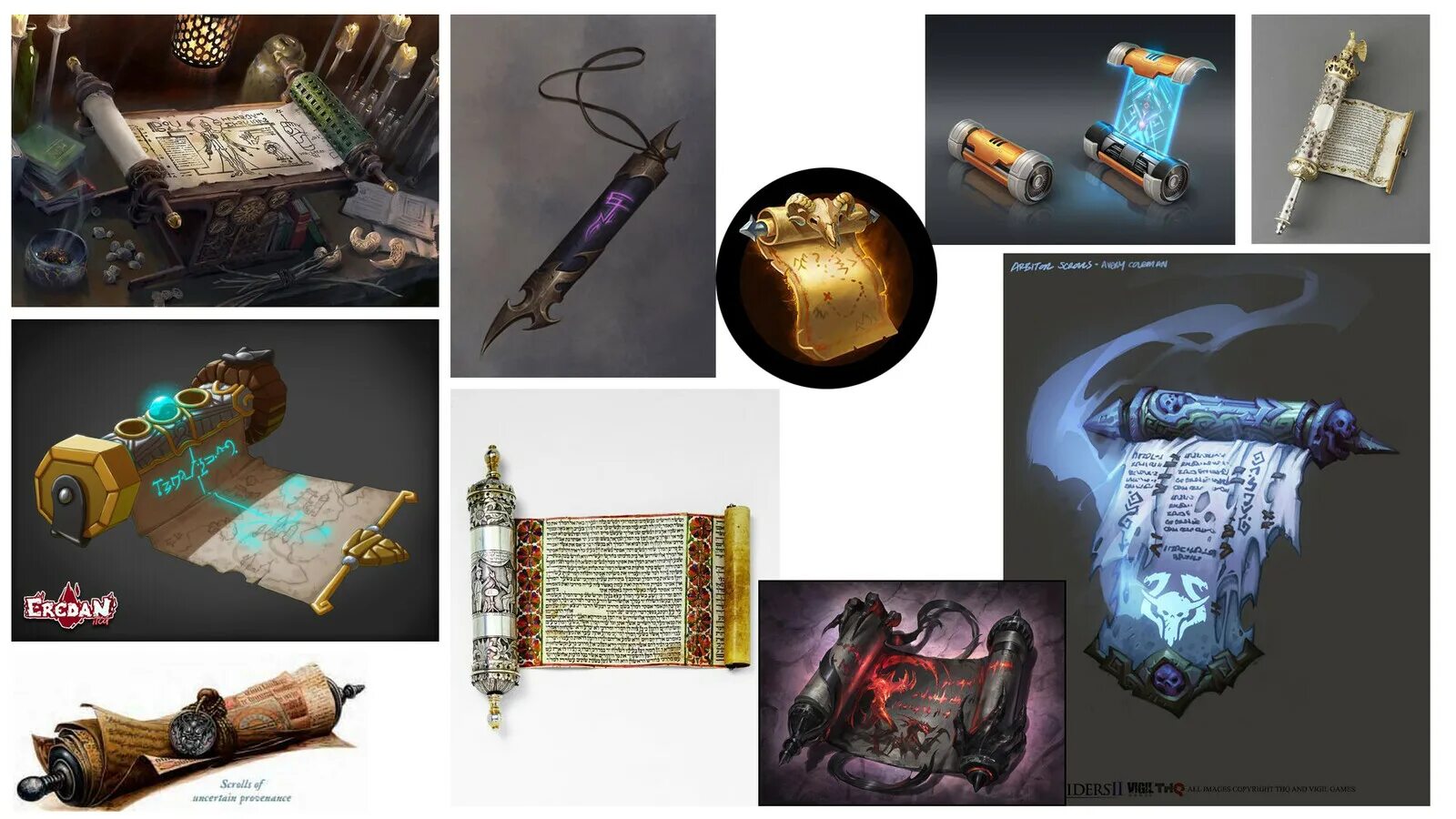 R scroll