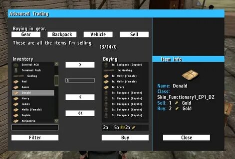 Trader mod