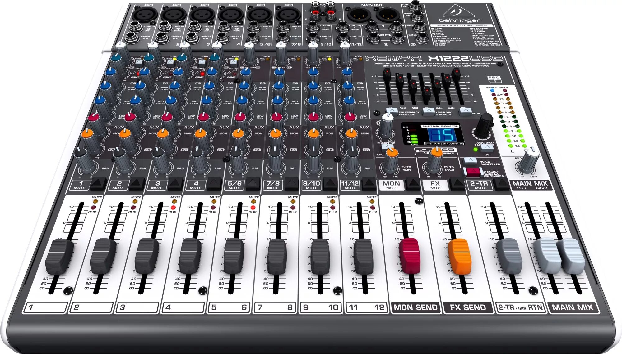 Пульт управления микрофонами. Микшерный пульт Behringer x1832usb. Behringer x1222usb. Беренджер 1222 USB. Микшерный пульт Behringer x1222usb.