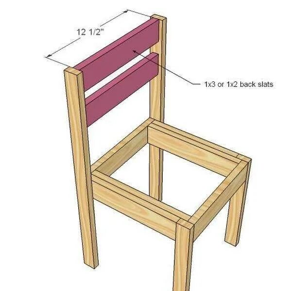 Сборка деревянного стула. Чертеж деревянного стула. Детский стульчик из досок. Простенький стул из дерева. Легкий стул своими руками
