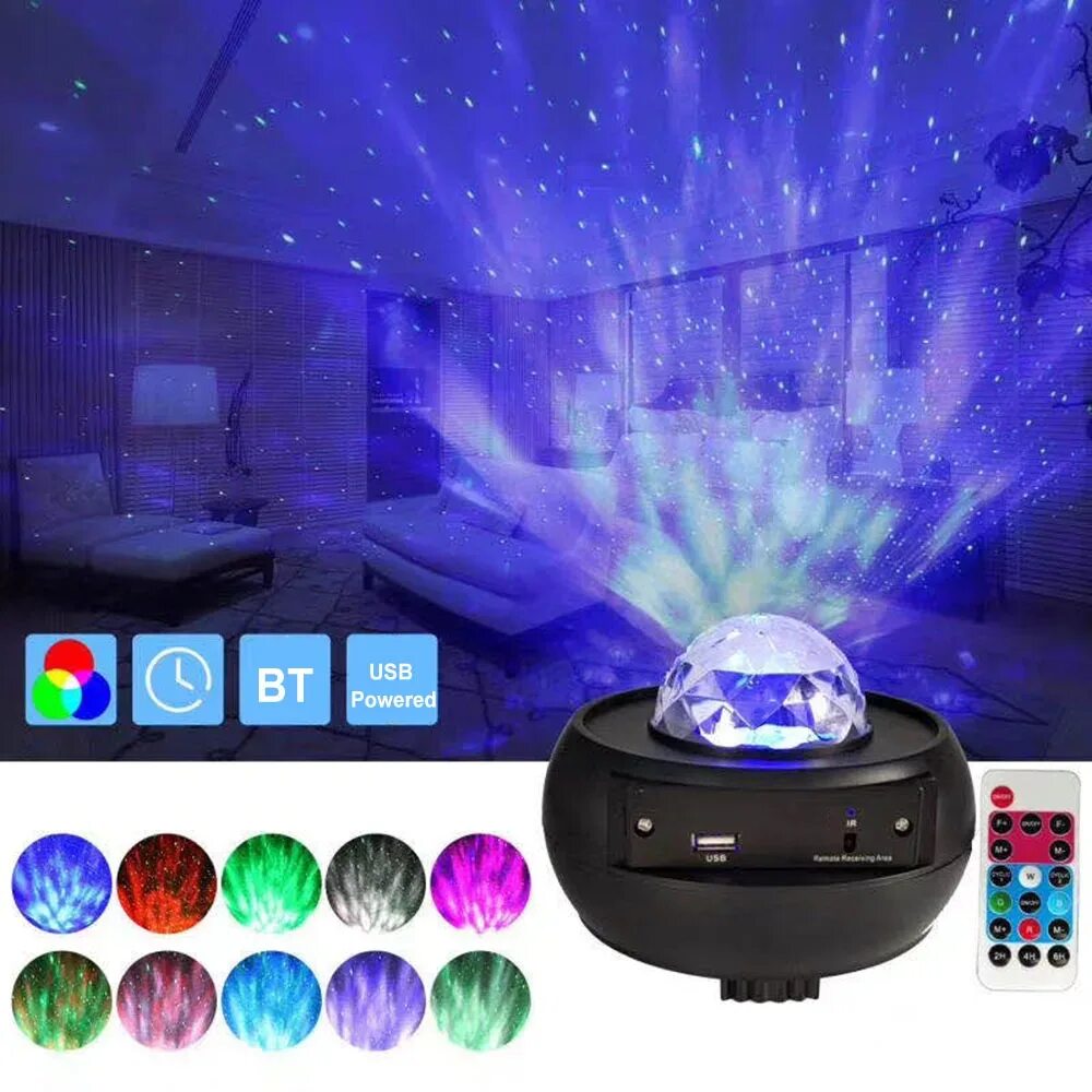 Bluetooth ночник проектор. Светодиодный звездный проектор starry projector light. звездный проектор, галактический светильник, звездное небо. проектор звездной галактики. галакси проектор космический.
