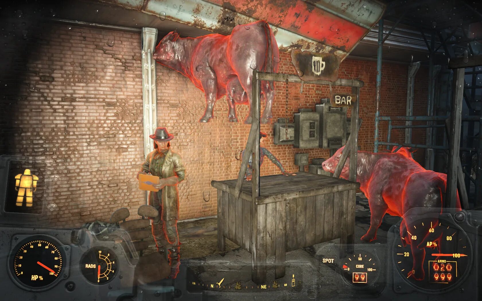 Fallout 4 брамин в поселении. Ядер мир fallout 4. транзитный центр ядер мир fallout 4.