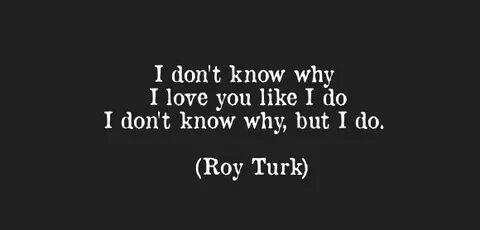 But you don t love me