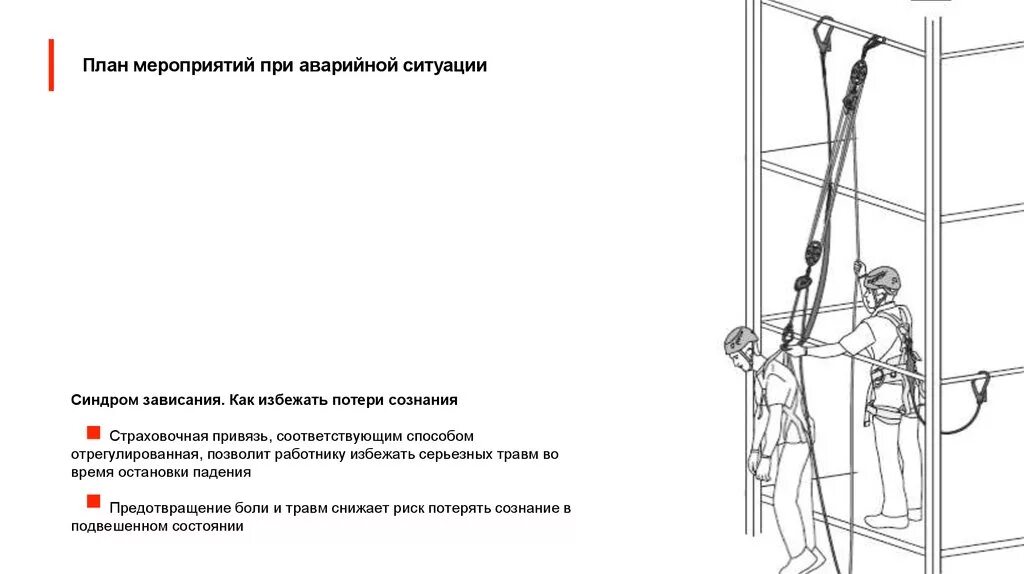 План спасательных работ при работе на высоте. Схема эвакуации пострадавшего со строительных лесов. Схема эвакуации с лесов строительных. Схема спасения и эвакуации работников с высоты. Схема крепления страховочной привязи к люльке.