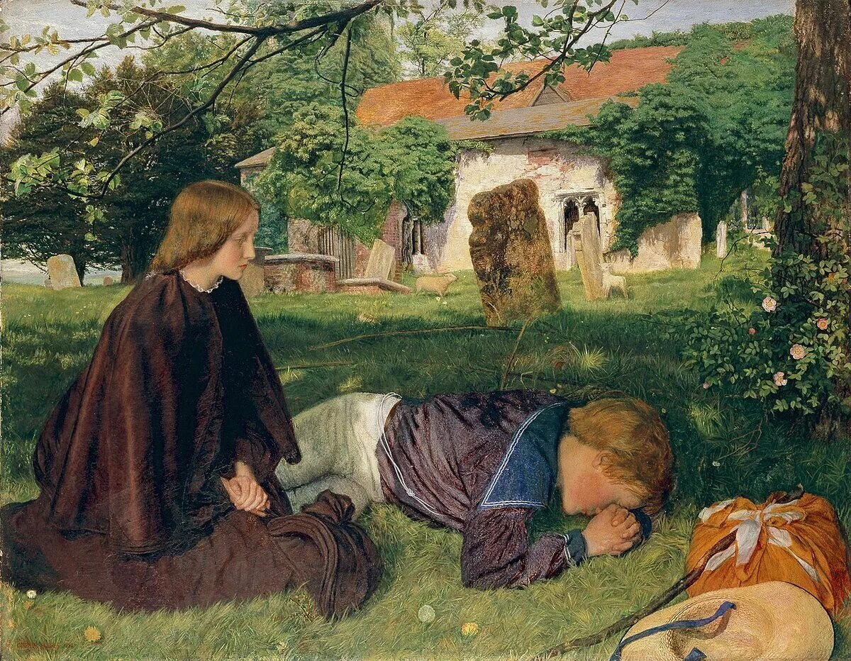 11 картина. Артур Хьюз. Прерафаэлиты Артур Хьюз. Артур Хьюз (1832-1915). Артур Хьюз Офелия.