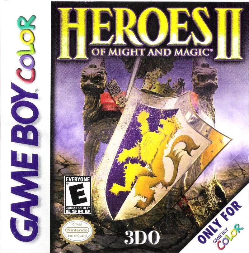Heroes ii. Heroes of might and magic (game boy color). heroes of might and magic ii: game boy color. heroes of might and magic 2 gbc. 3do герои меча и магии dvd.
