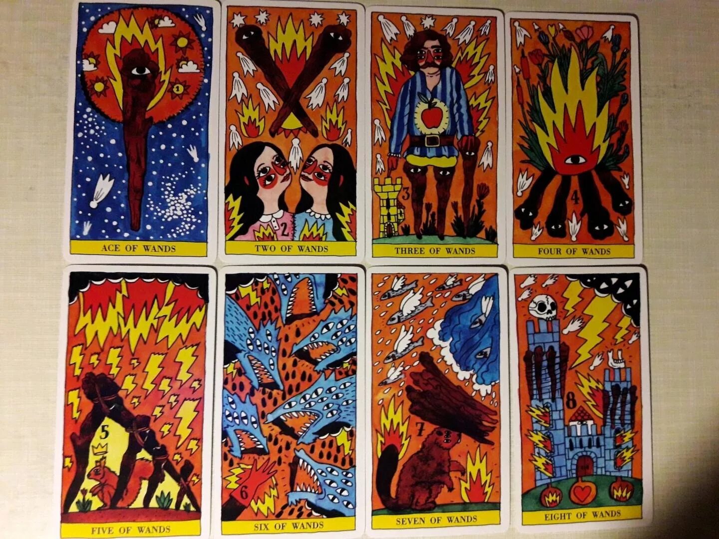 Ката пламени. Рикардо Каволо Таро. Таро el Fuego. Tarot del Fuego галерея. Таро колода огня.