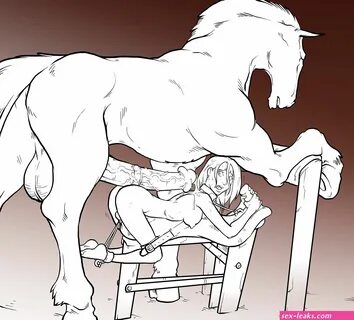 Guy getting fucked by horse.