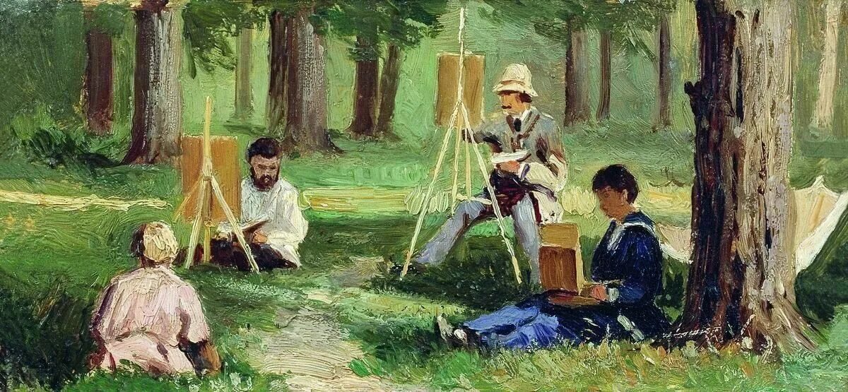 Живописец это. Художник на пленэре живопись. Волков художники на пленэре. Художники на пленере в Англии 18 век. Владимир Маковский художник на пленере.