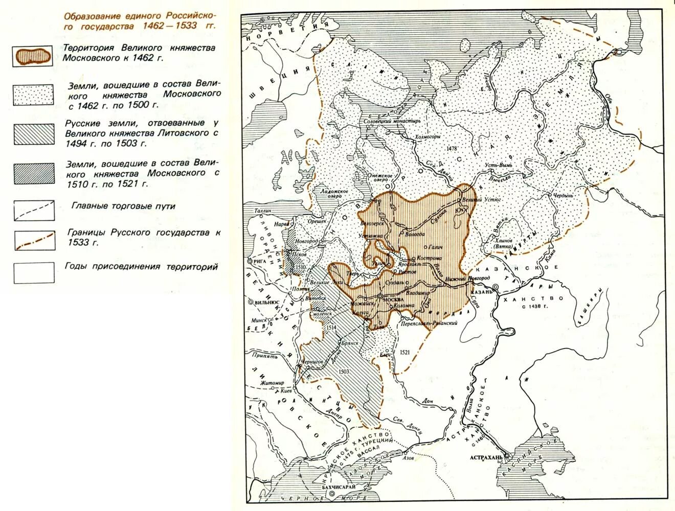 Образование единого русского государства 1462-1533. Образование российского централизованного государства в 1462-1533 гг.. Карта образование единого российского государства 1462-1533. Карта образование единого государства 1462-1533 контурная.