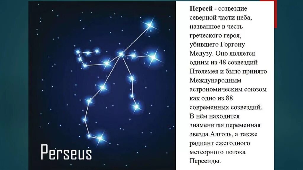 Учитель созвездий 59. Алголь в созвездии Персея. Персей Созвездие самая яркая звезда. Созвездие Персей для детей. Изображение созвездия Персей.