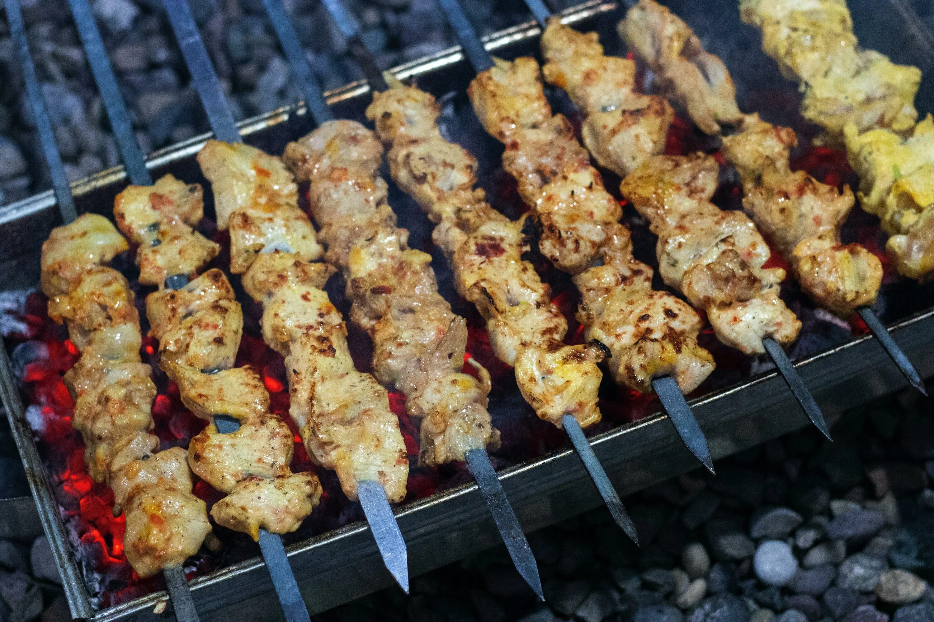 Сколько шашлыка на 7 человек