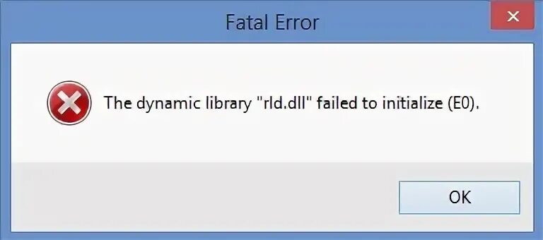 Error_dll актриса. RLD dll e4. Ошибка the Dynamic Library RLD dll failed to load please confirm. TV Error.