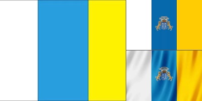 флаг канарских островов