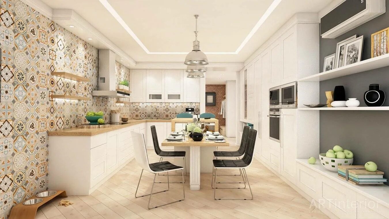 КВАРТИРА 94 КВ.М. - DECOR.CLOUD Interiör, Vackra kök, Interiörer
