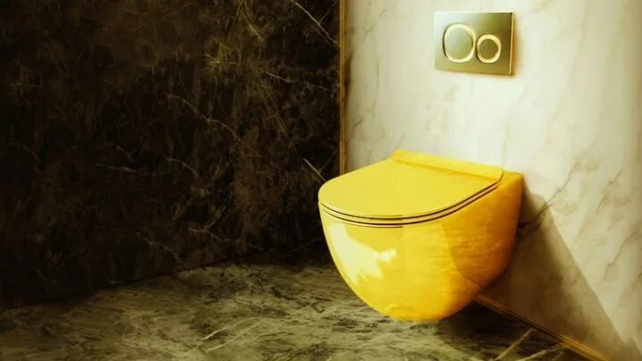 Creavit tp325-11cb00e-0000. Унитаз подвесной золото. Подвесной унитаз белый золото. Унитаз подвесной золото. Унитаз подвесной золотой эсбано.
