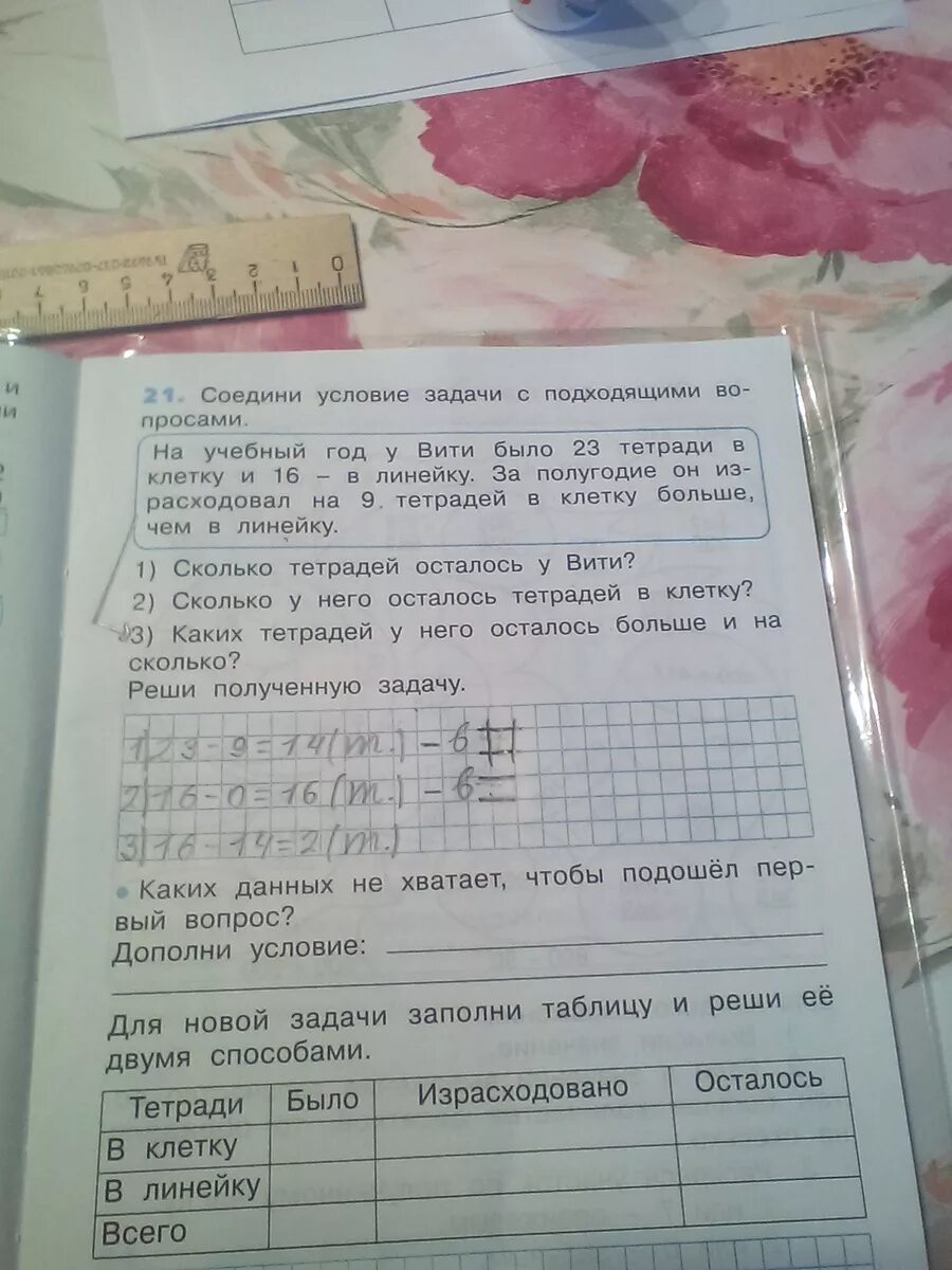 По сколько тетрадей дали. Соедини условия задач с их вопросами.. Соедини условие задачи с подходящими вопросами. Соедини условие задачи с подходящими вопросами на учебный год у Вити. Соедини условия задач с подходящими условиями.