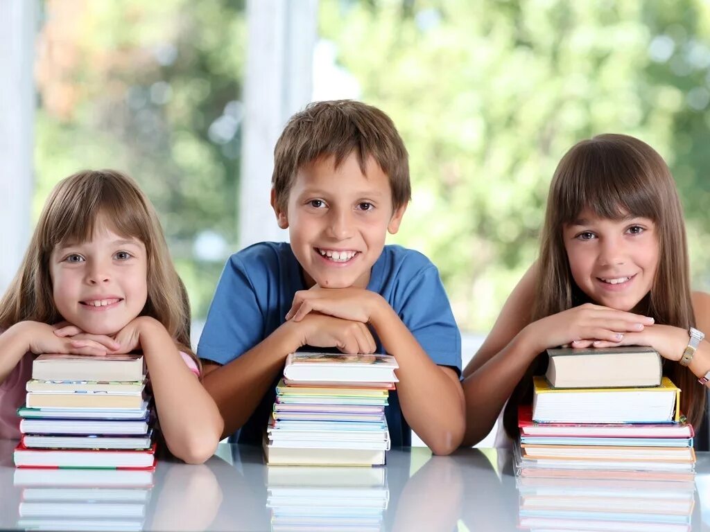 The student has english books