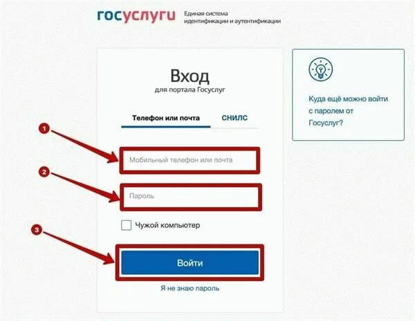 Купить билет через госуслуги