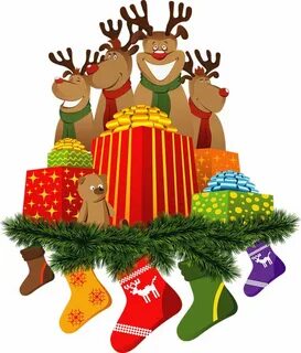 Новогодний подарок олень
