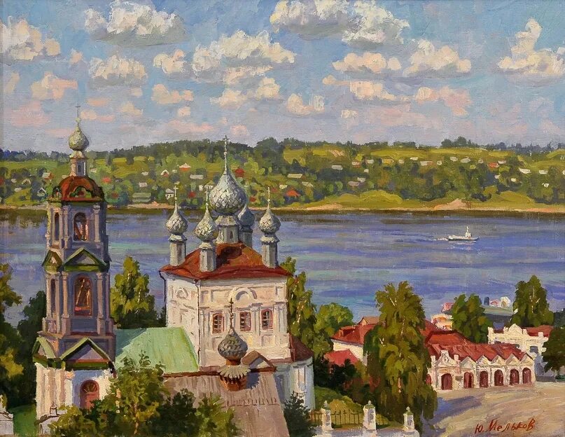 Леднев сызрань картины. Картина город на волге. Картина город на волге. Плёс город художников левитана. Картины левитана плес на волге.