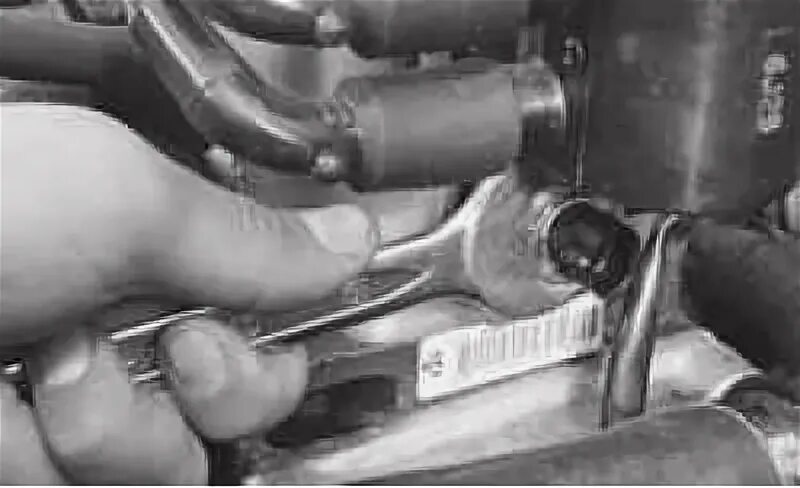 Removing the coolant temperature sensor (Chevrolet Lacetti 1 2002-2009: Power un