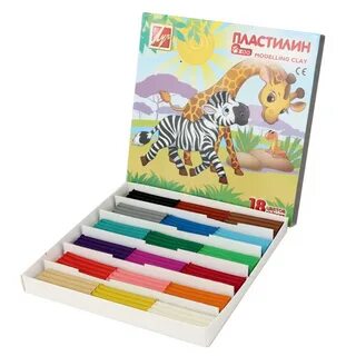 Пластилин 18 цветов