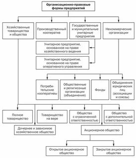 Организационно правовая структура собственности