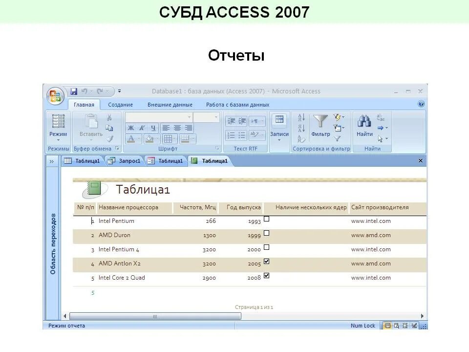 Access форма отчетов. Отчеты базы данных access. Отчеты в СУБД MS access.. СУБД access 2007. Отчет в базе данных Microsoft access это.