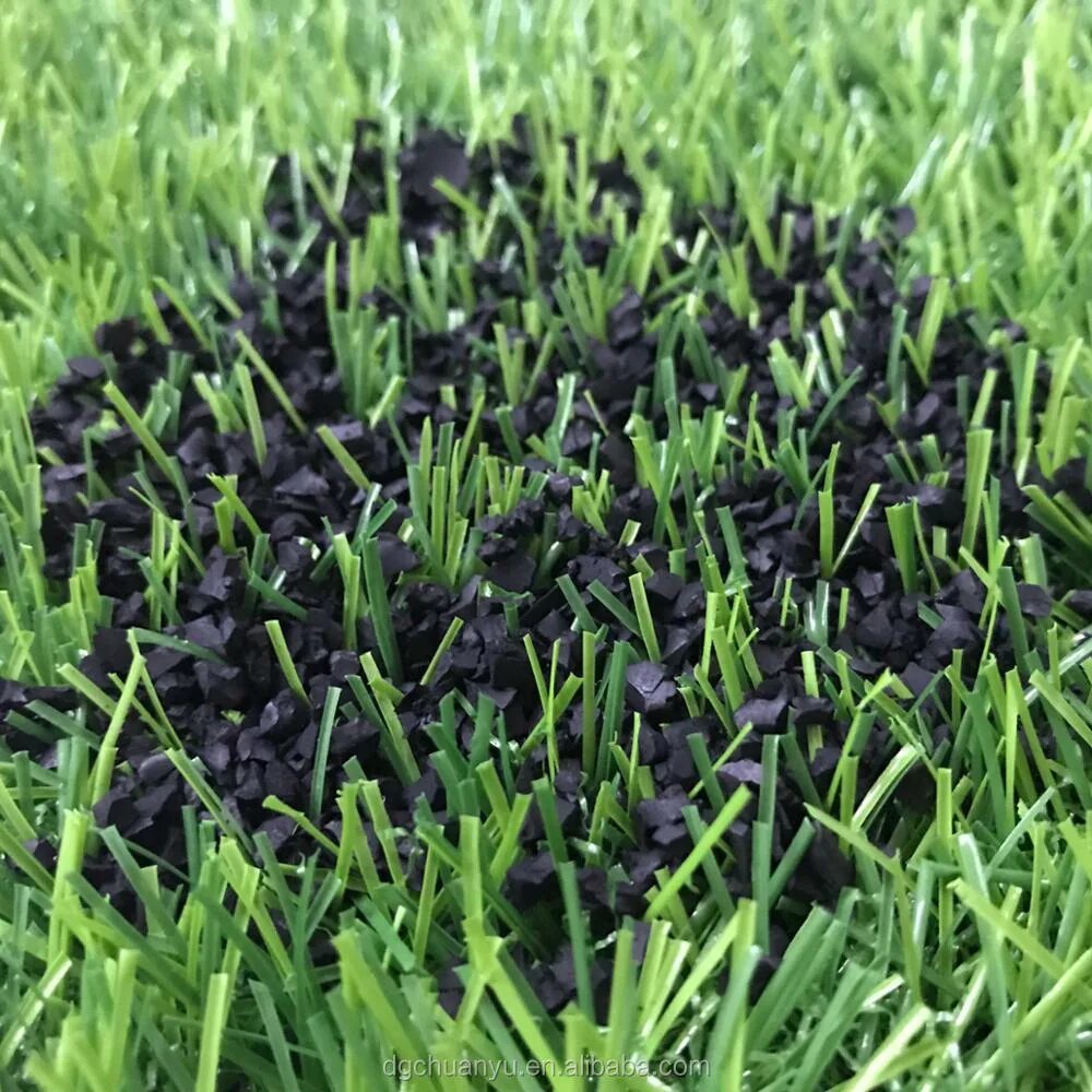 Искусственное поле с крошкой. Резиновая трава. Искусственный газон с крошкой для футбола. Резиновая крошка для газона.