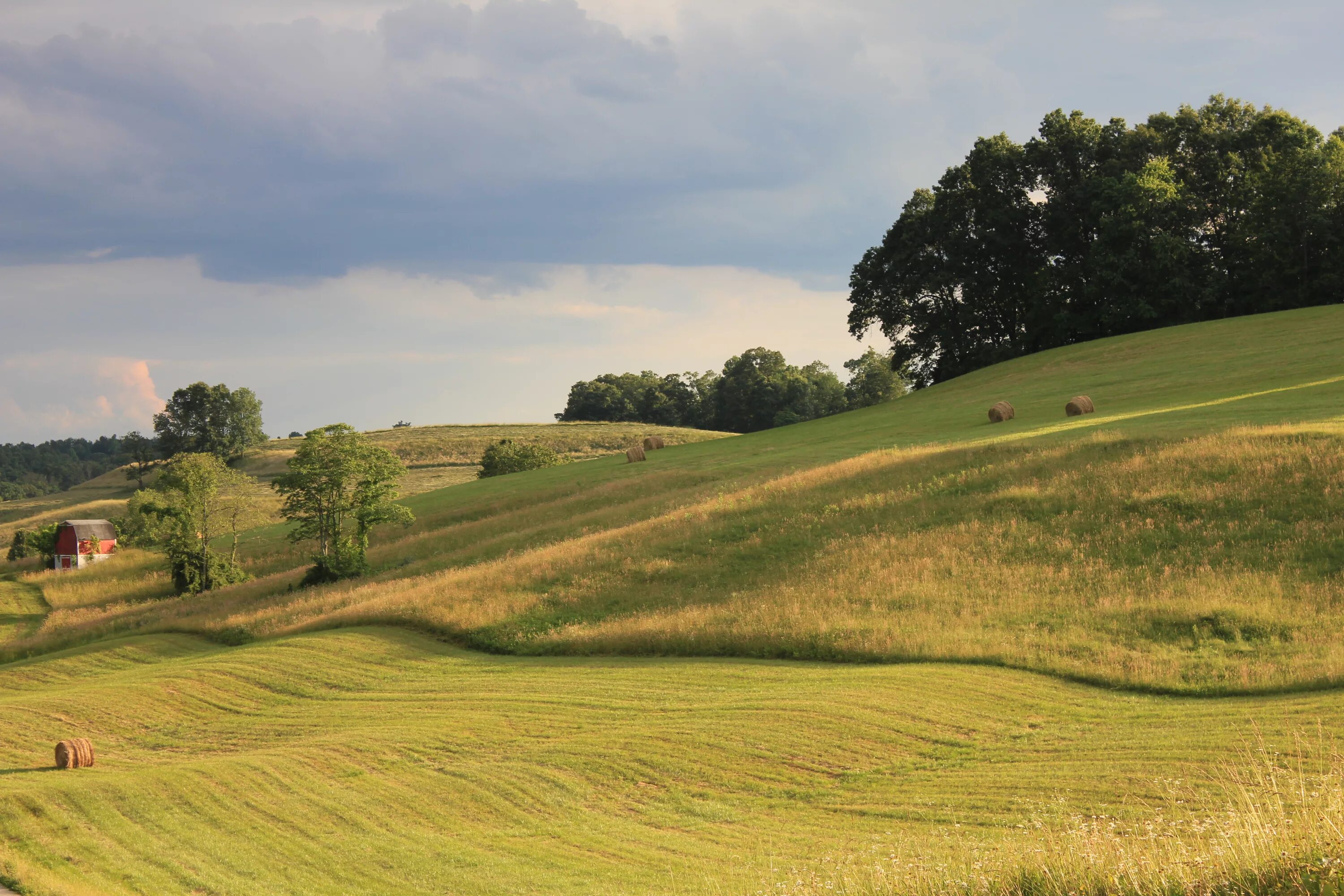 Rolling hills. Холм 01. Вирджиния роке. Menninger Hill.