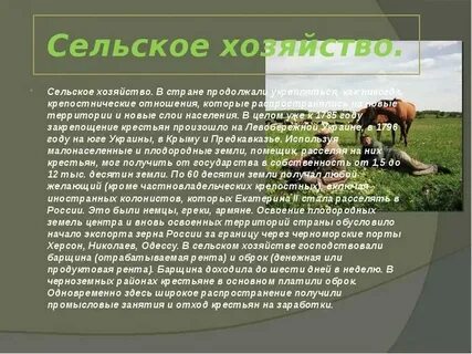 В стране господствует натуральное хозяйство