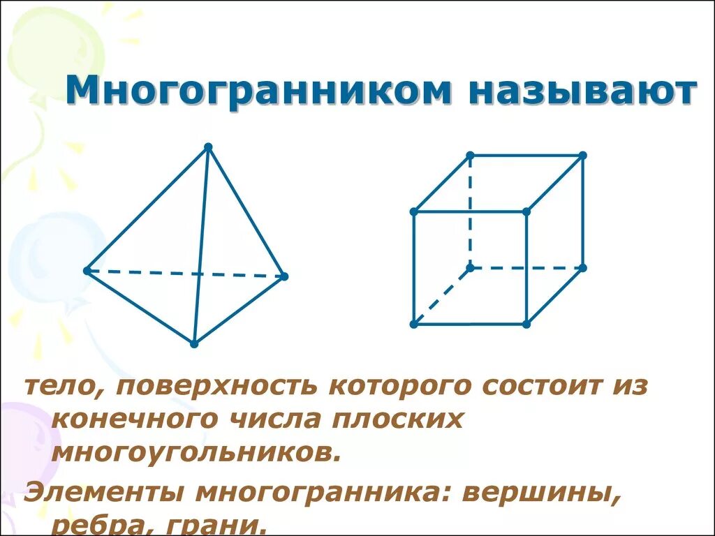 Вершины многогранника рисунок. Элементы многогранника. Ребра многогранника. Вершины ребра грани многогранника. Основные элементы многогранника.