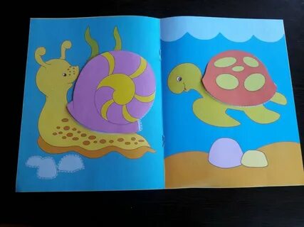 Аппликация книга