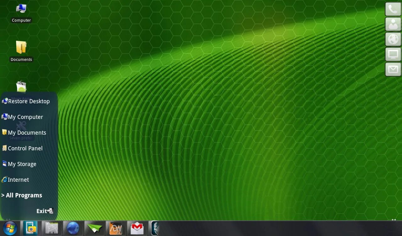 Соурс 7 лаунчер. Windows 7 Launcher. Windows 7 лаунчер. Лаунчер для виндовс 7. Android Honeycomb Launcher на ПК.