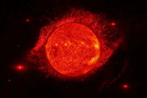 Красный сверхгигант в созвездии