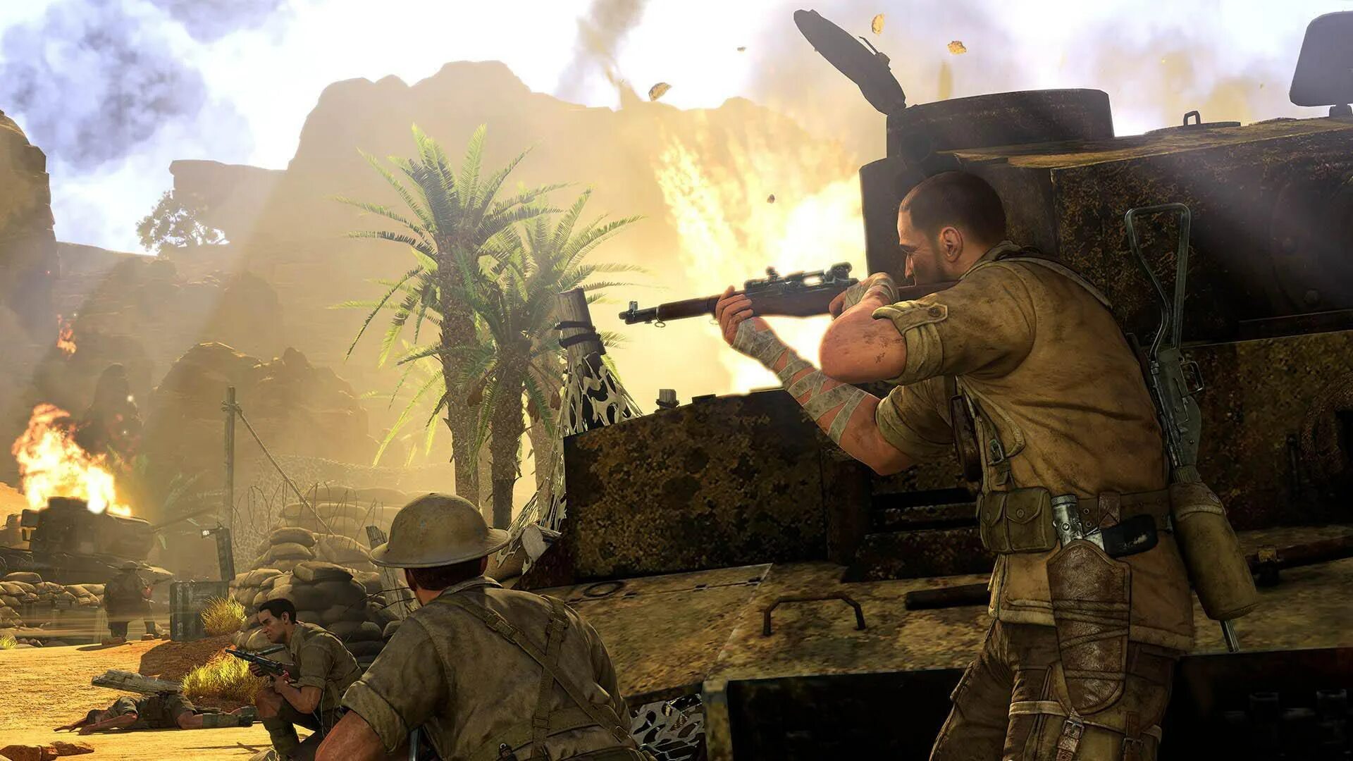 Sniper Elite 3 2014. Игра Sniper Elite 3. Sniper Elite III Xbox 360. Sniper Elite 3 Xbox 360. Разгар игры
