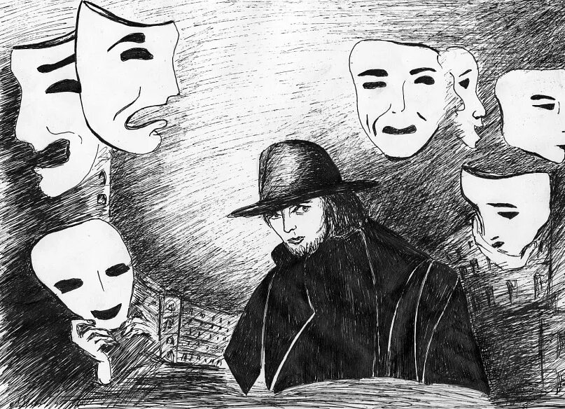 Совесть это память общества усвоенная отдельным лицом. Совесть иллюстрации. картины о лицемерии и двуличии. совесть в виде рисунка. лицемерие запада.
