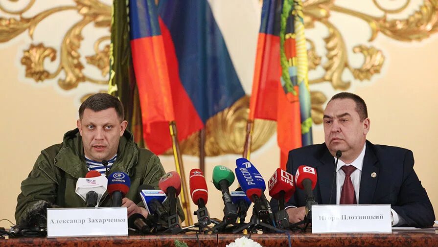 Руководитель днр лнр. Захарченко и плотницкий. захарченко и плотницкий в минске. главы днр и лнр.