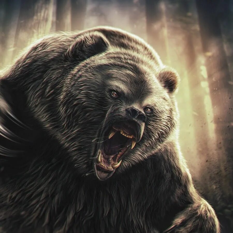 Русский медведь телефон. Грозный медведь Гризли. Медведь Гризли злой. Свирепый Гризли. Оскал медведя.