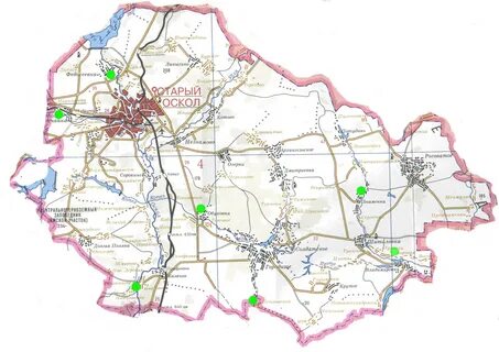 Архангельское белгородская область на карте