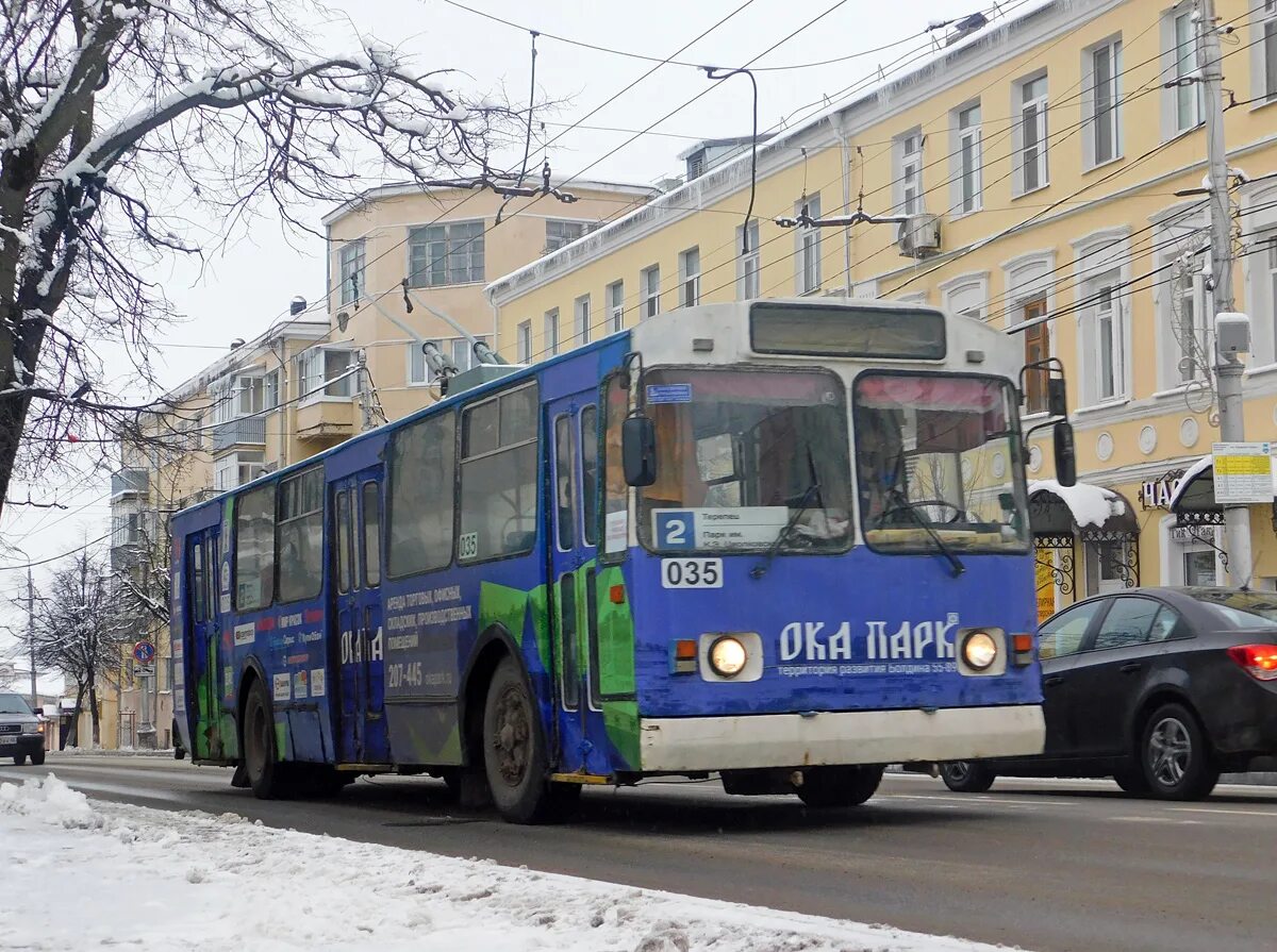 Управление калужского троллейбуса московская ул 258 фото Общественный транспорт Калуги могут избавить от кондукторов в течение года