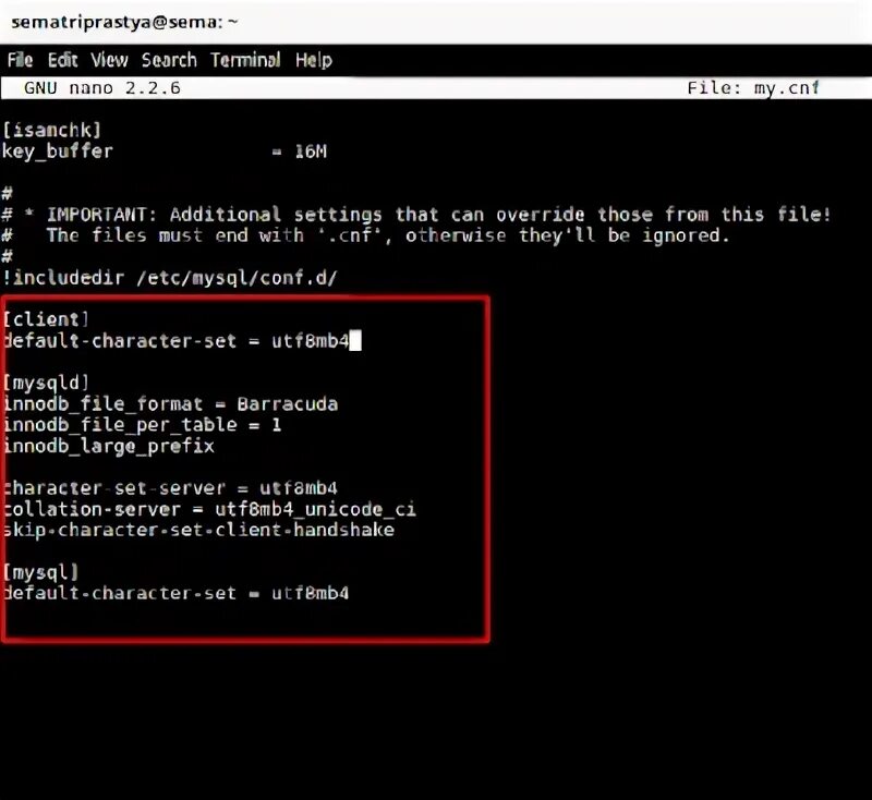 Innodb large prefix off. Innodb large prefix off