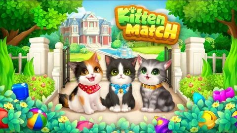 Киттен матч игра, Kitten Match котята, Котята на матчи, kitten match gamepl...