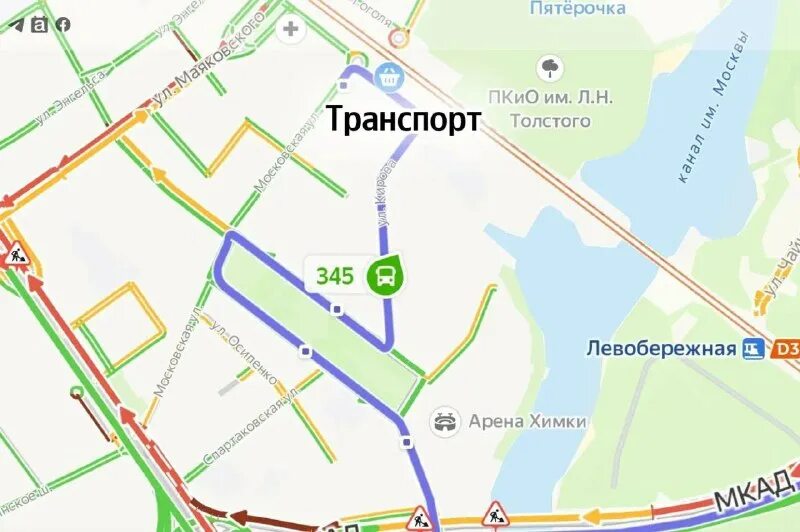 345 автобус химки