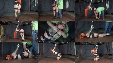 Quinn Carter: Strappado Lift, Handgagged, Manhandled and Fondled