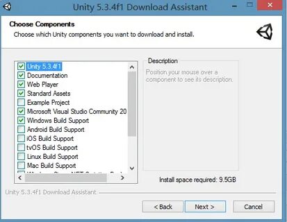 Unity installer