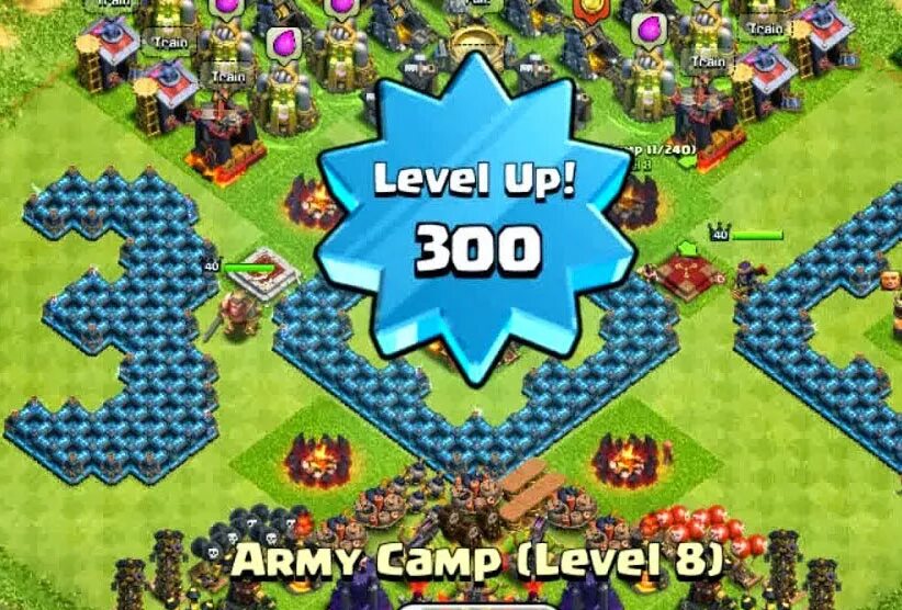 Clash of Clans Level up. Clash of Clans баги. 300 Уровень. Фишен клеш игра. 300 level