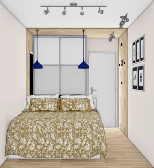 Кровать у окна в маленькой спальне. Кровать у окна в спальне. Кровать напротив окна в спальне. Планировка узкой спальни.