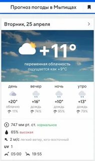 Погода в мытищах ноябрь